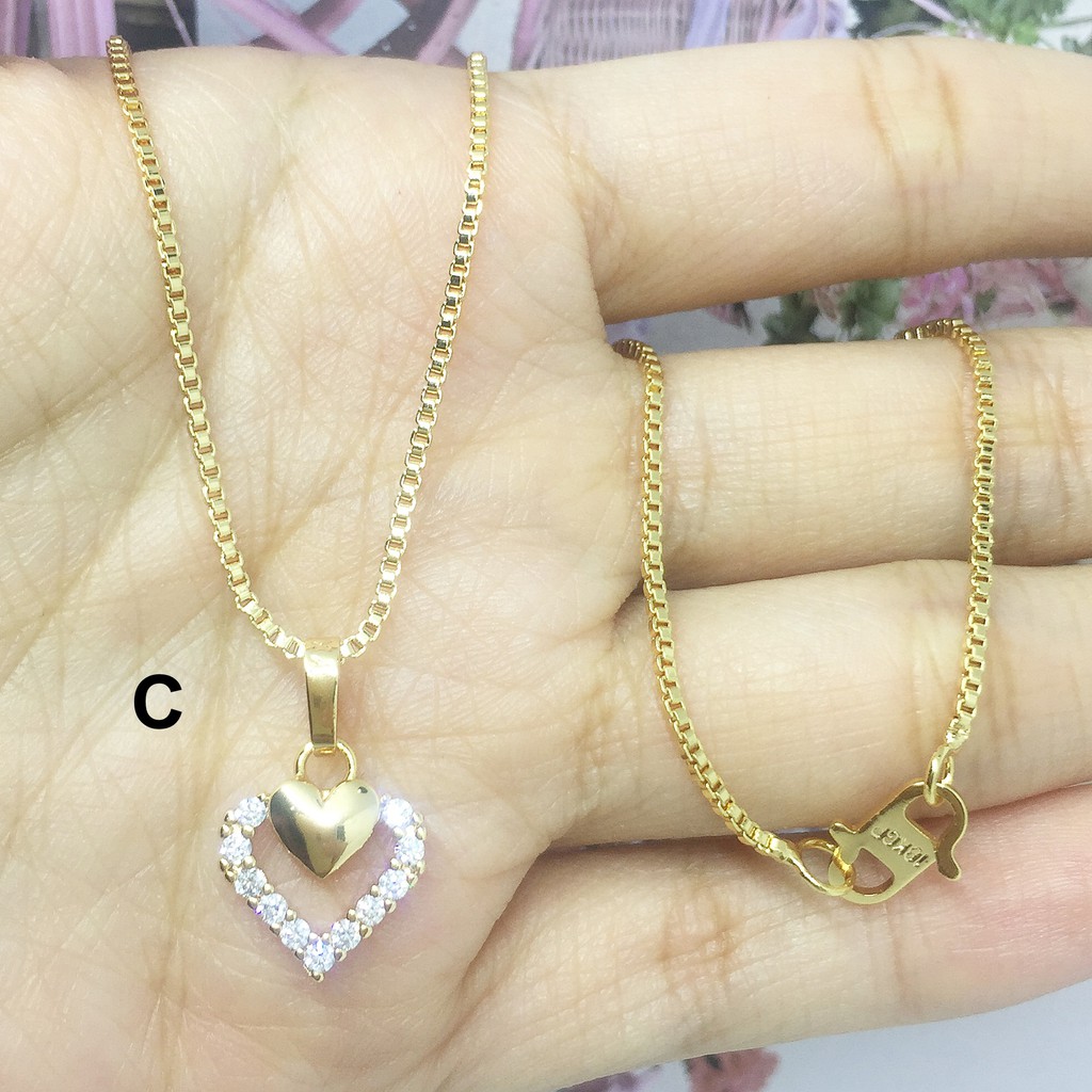 Perhiasan Xuping Kalung Cewek Love Kunci Gembok - BN323