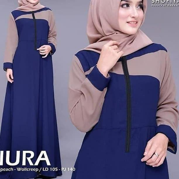 Best Seller Baju  gamis  terbaru  model pesta kekinian 