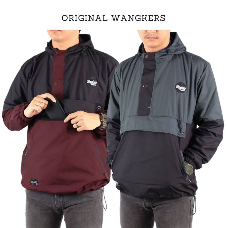 Jaket cagoule kombinasi WANGKERS