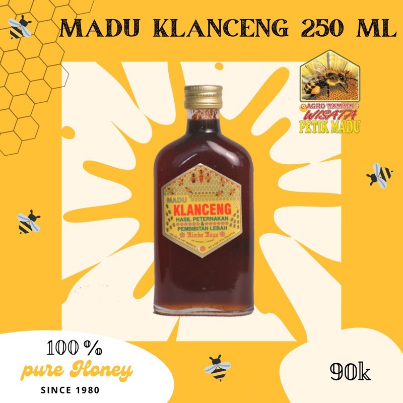 

MADU KLANCENG RIMBA RAYA 250 ML HONEY MADU MURNI KESEHATAN