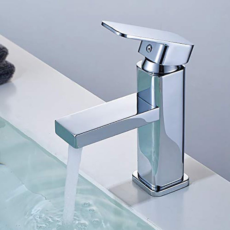 Bathroom Vessel Vanity Faucet With Aerator Single Handle Sink Tap Chrome Polished Shopee Indonesia