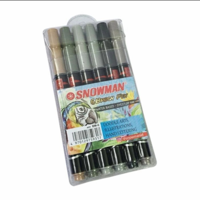 

Snowman Brushpen Brush Pen Kuas BM-6