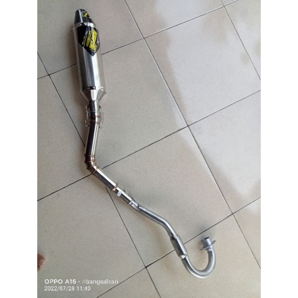 knalpot NORIFUMI CRF150 suara kalem ademmm bnget