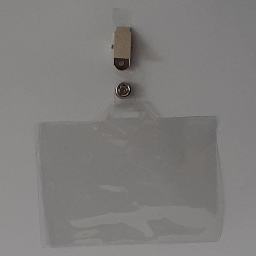 

Name Tag Panitia Plastik+Jepit U/ID Card Plastik Jepit U Seminar