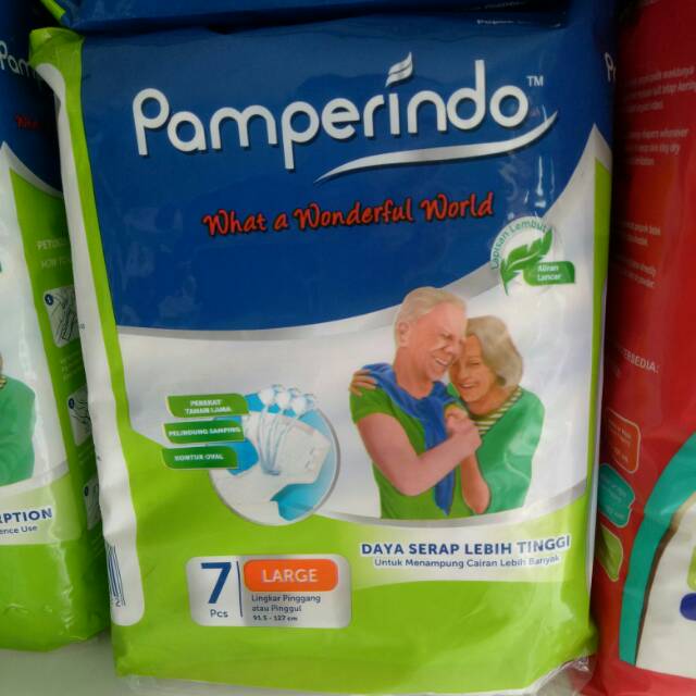 Pamperindo Popok Dewasa / Adult Diapers M8 / L7 / XL6