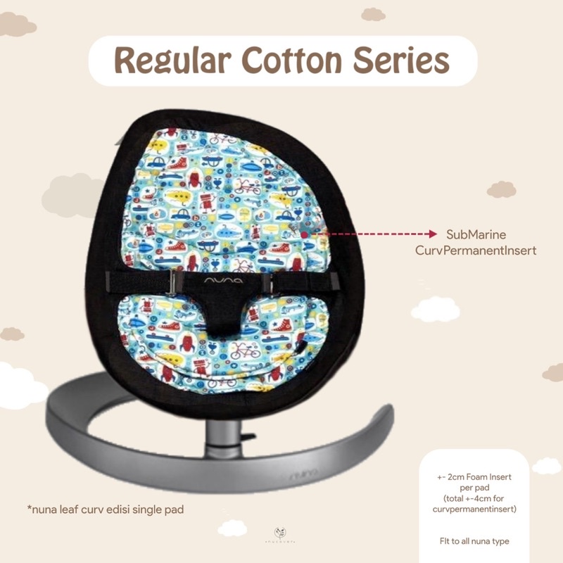 NuCover Sub Marine // alas sarung cover nuna leaf curv 2019 suited grow insert pad pengganti