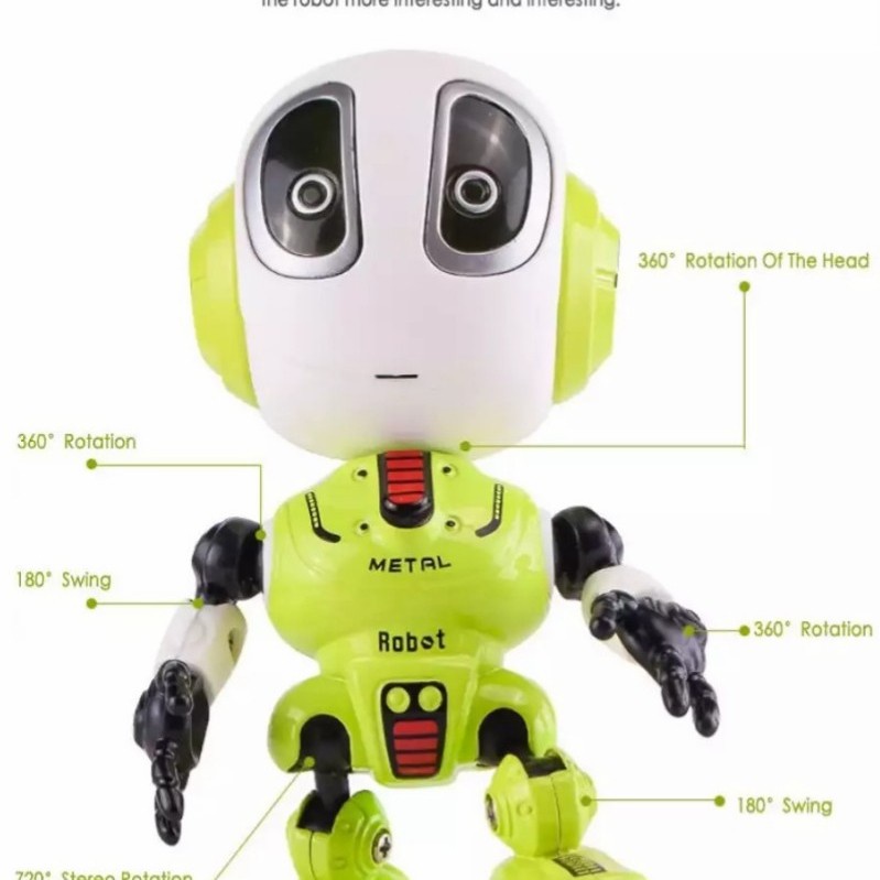 MAINAN ANAK ROBOT PINTAR DAPAT BICARA EDUKASI INTELLIGENT