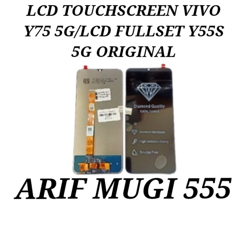 LCD TOUCHSCREEN VIVO Y55S 5G/LCD TS VIVO Y75 5G ORIGINAL