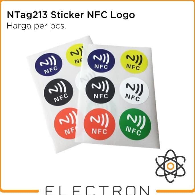 

NTag213 Sticker NFC Logo RFID 13.56Mhz Tag Label ISO14443A Stiker