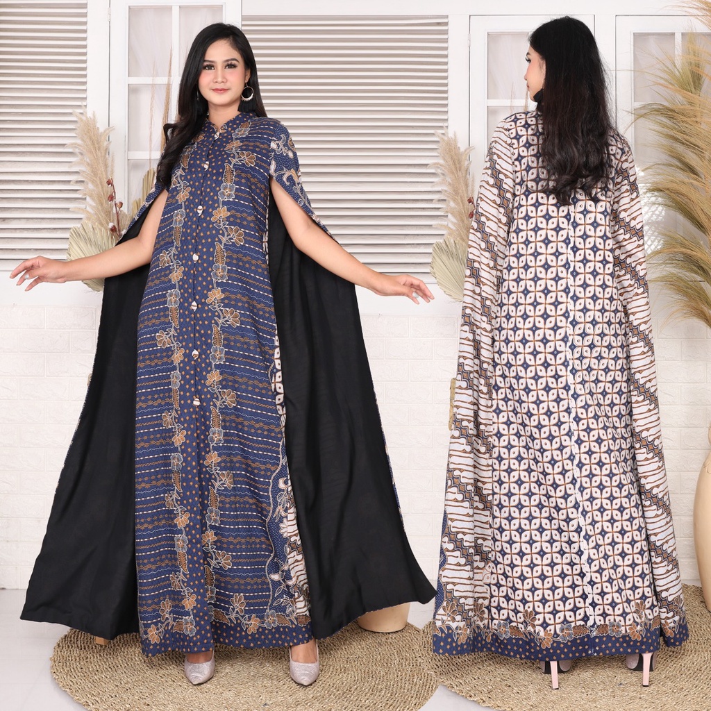 Rizkya Batik Dress Farika Panjang Doby Dress Pesta