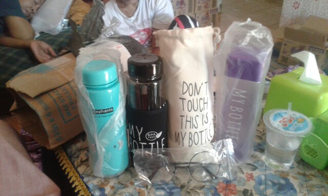 B ( B6 ) My Bottle Transparan Warna / Botol Minum Tahan Pecah Kwalitas Terbaik