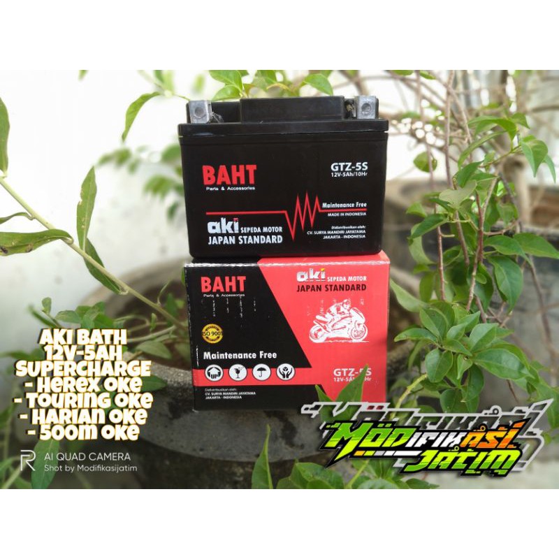 AKI MOTOR ACCU MOTOR BAHT KWALITAS