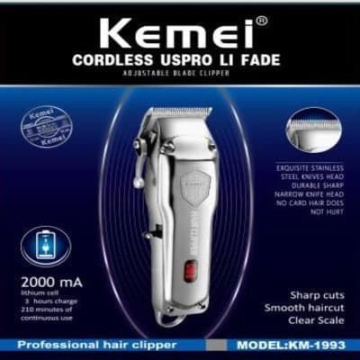 Kemei km-1993 Clipper Rambut Elektrik Profesional Bahan Metal mesin