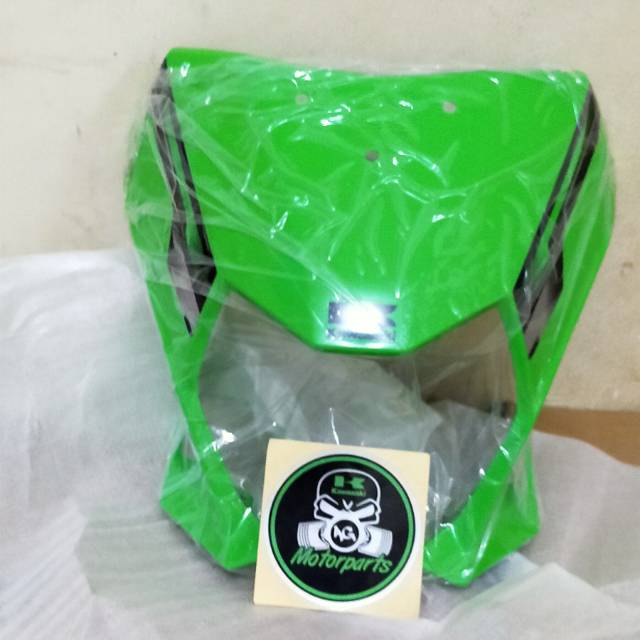 Batok lampu KLX Dtracker new KLX BF hijau original Kawasaki