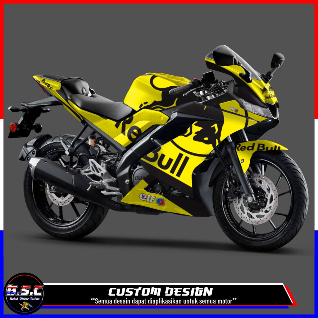 Sticker Decal R15 V3 LED 2018 RB V.2 (YELLOW)