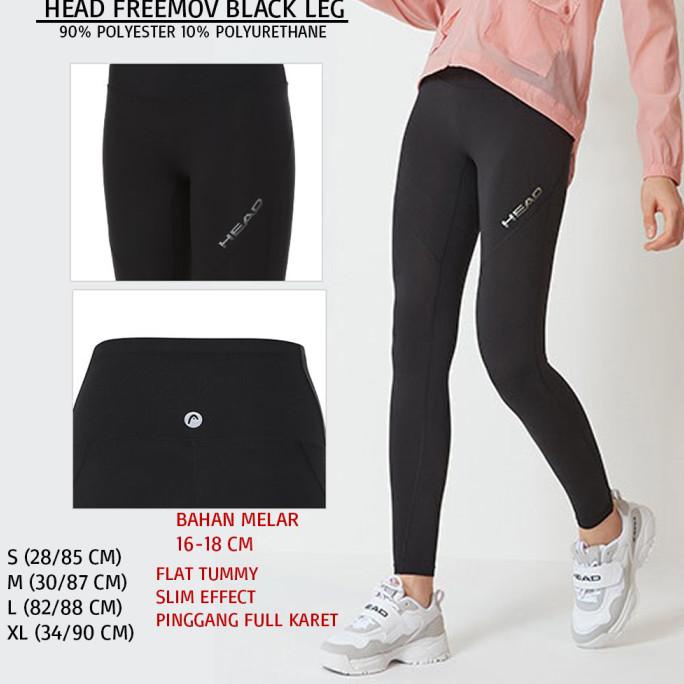 LEGGING SPORTR/GYM/SEPEDA/YOGA WANITA POLOS (HEAD)