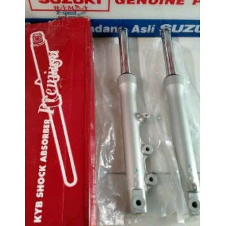 shock breaker depan set satria 2 tak lumba kotak hiu malaysia original kyb