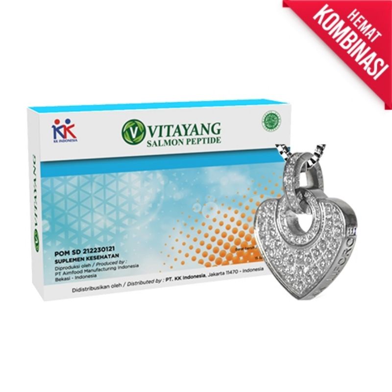 Paket Combo KK Liforce Heart and Salmon Peptide Vitayang