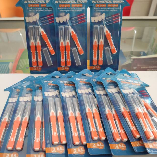 INTERDENTAL BRUSH MEREK 3M / sikat gigi ortho / sikat kawat gigi