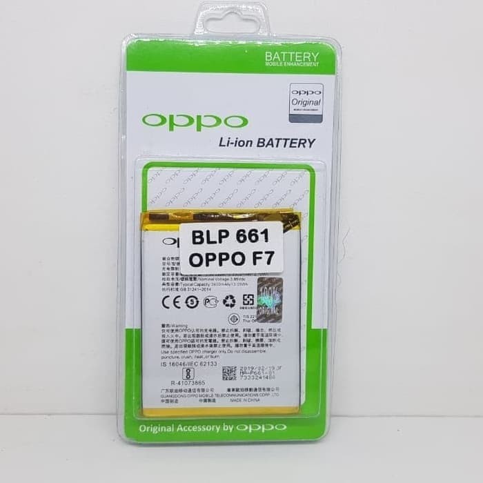 Baterai  type hp Oppo BLP 661/F7 ACC