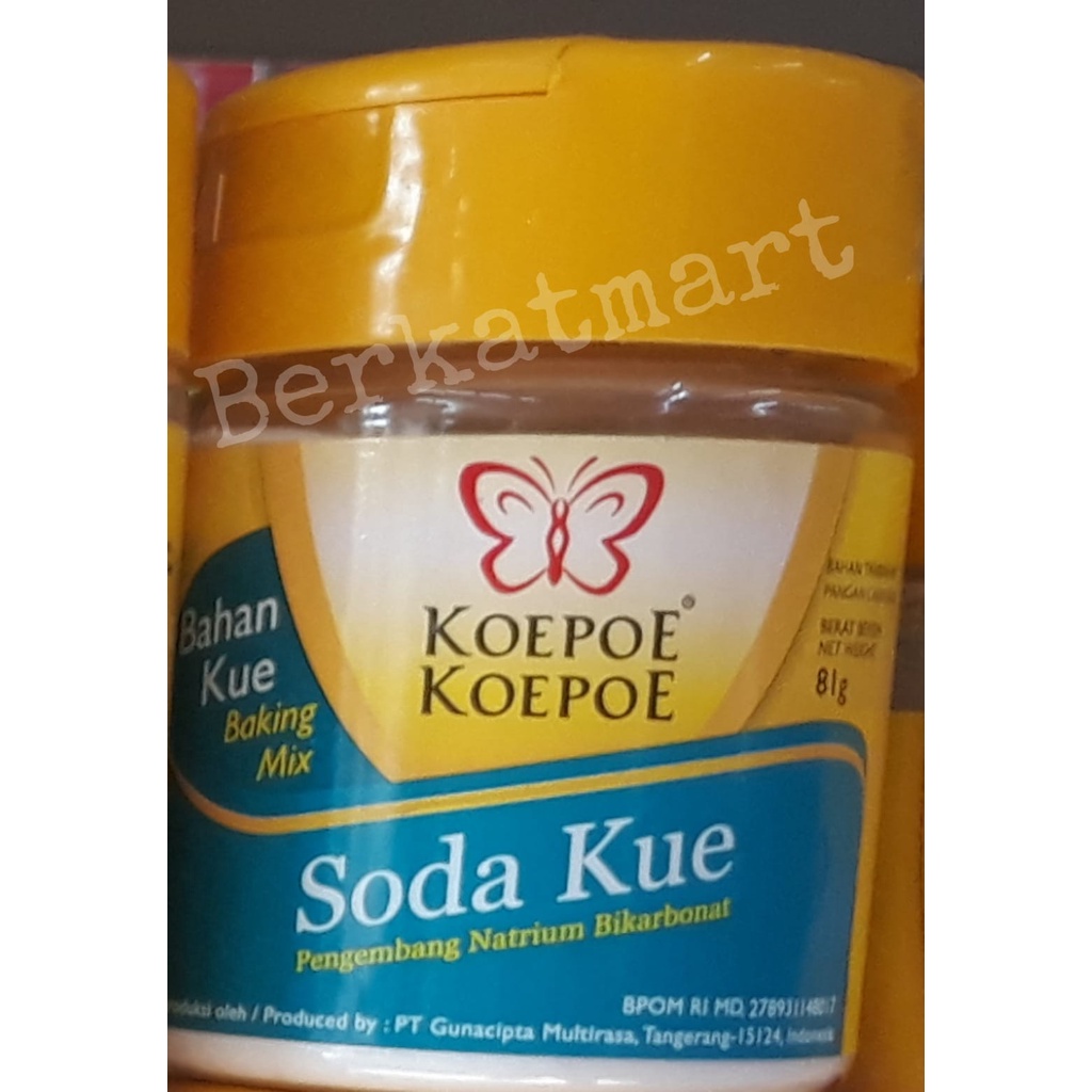 Soda Kue Koepoe koepoe  Pengembang Kue 81 gr