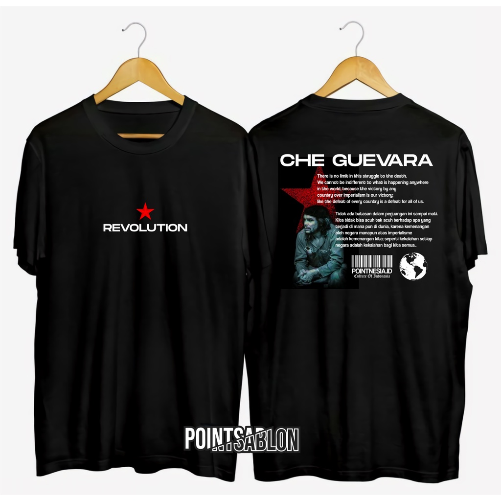 Kaos Tokoh Che Guevara // Kaos Tokoh // Kaos PMII // Kaos GMNI // Kaos Mahasiswa //Kaos Revolusi.