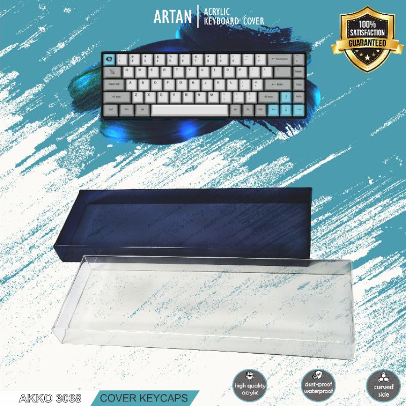 AKKO 3068 COVER KEYCAPS AKRILIK PELINDUNG KEYBOARD MECHANICAL