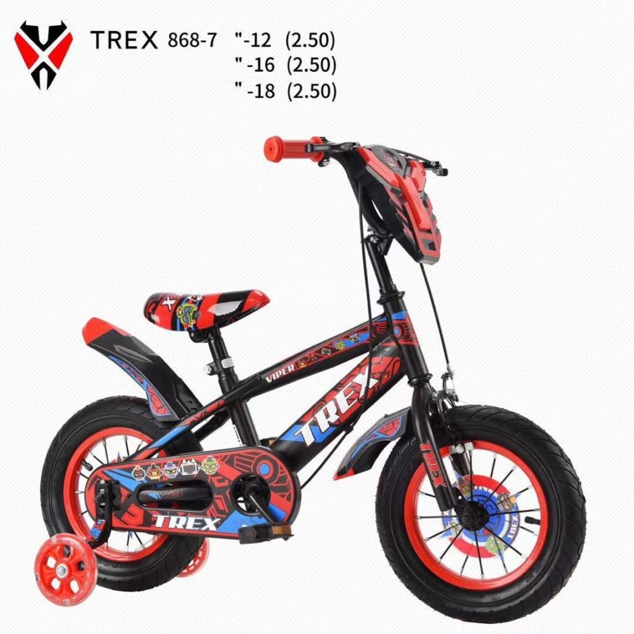 SEPEDA BMX ANAK ANAK TREX  VIPER 868 UKURAN 12 16 18 INCHI bmx murah