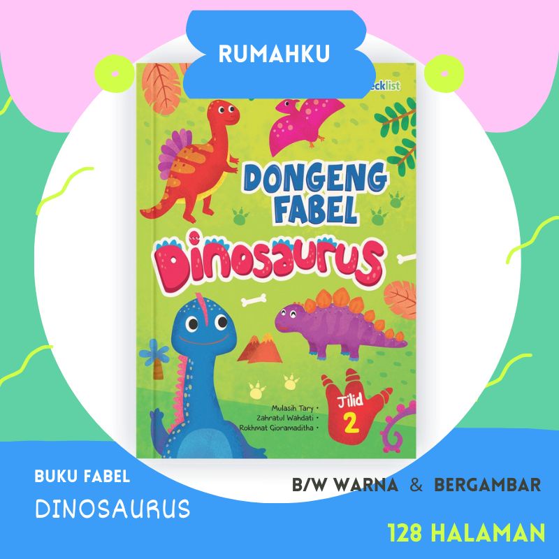 Jual Buku Cerita Anak Bergambar Dongeng Fabel Dinosaurus Jilid 2 ...