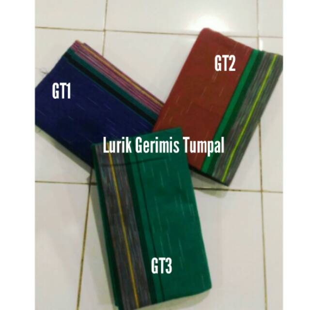 Lurik gerimis tumpal kualitas premium