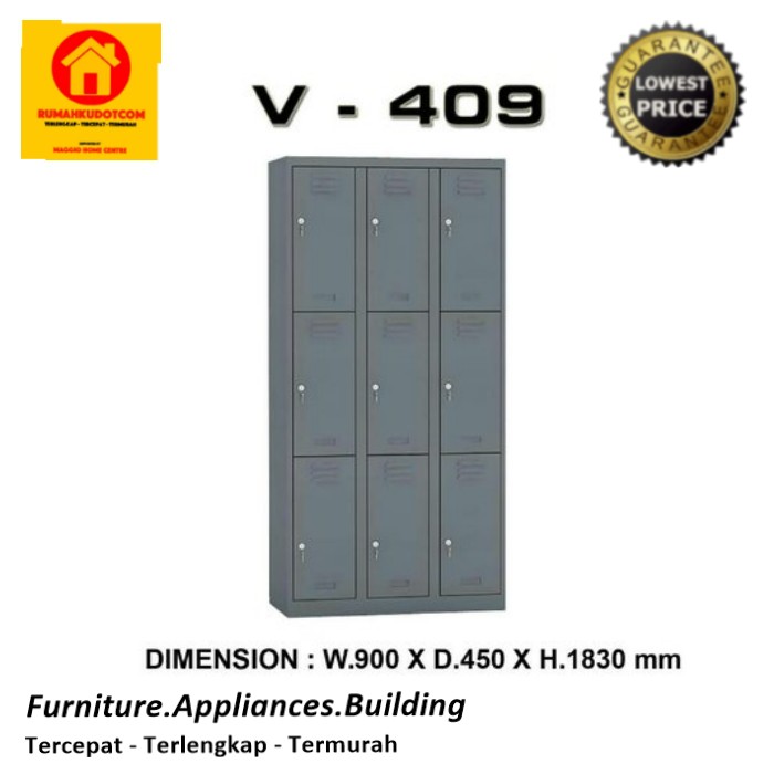 Lemari Arsip - Loker Besi - Lemari Filing - VIP 412 Series - VIP