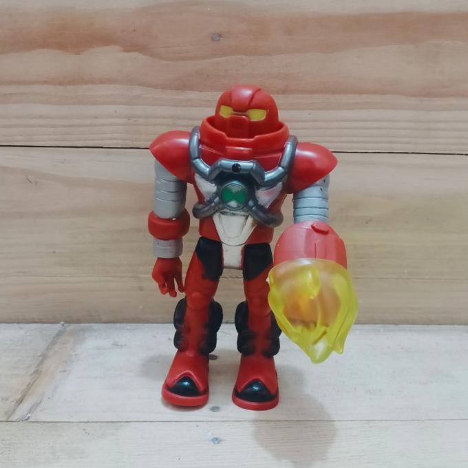 @@@@] action figure omnitrix omniverse Ben 10 - Omni-Kix Armor heatblast