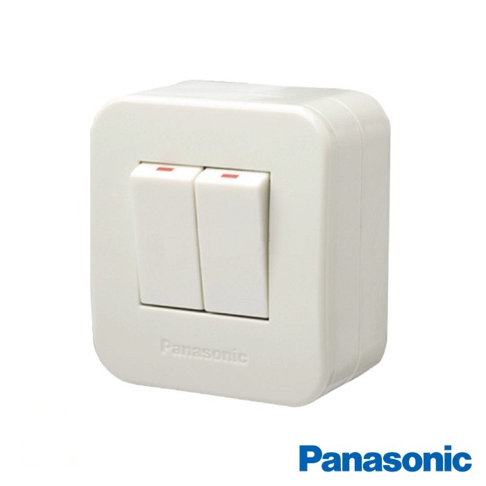 Saklar Engkel Panasonic WSJ3900 Outbow Double Switch 2 Ganda Tempel OB