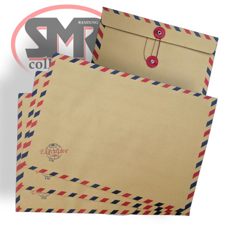 

AMPLOP/MAP LAMARAN KERJA | AMPLOP COKLAT | AMPLOP TALI EXECUTIVE AIR MAIL E 310