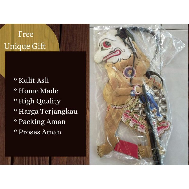 Jual Wayang Kulit Gareng Halus Standar Pedalangan Shopee Indonesia