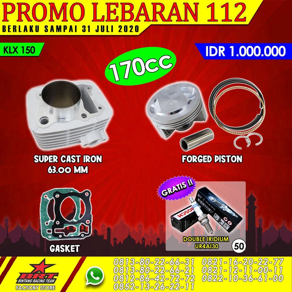 PAKET KLX 150 BRT