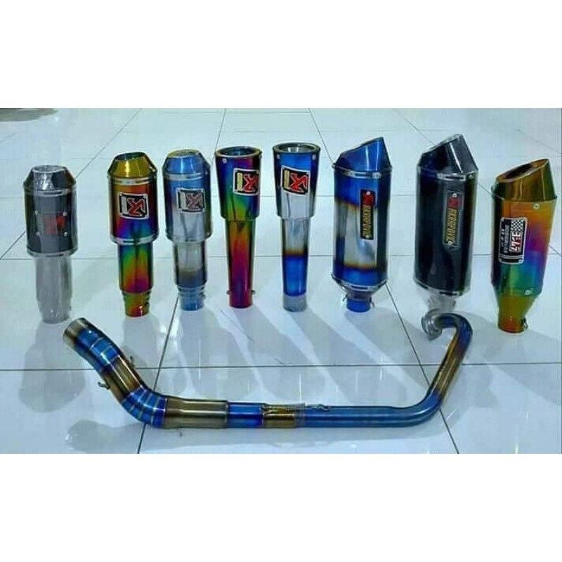 Knalpot Racing murah leher twotone