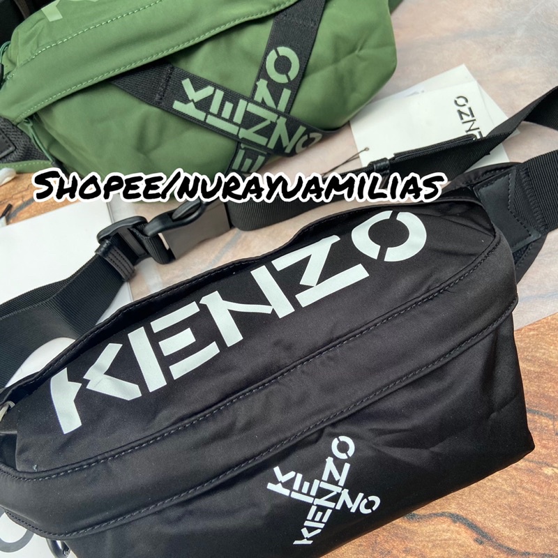 Waistbag kz X import waist bag pria wanita tas selempang knz x