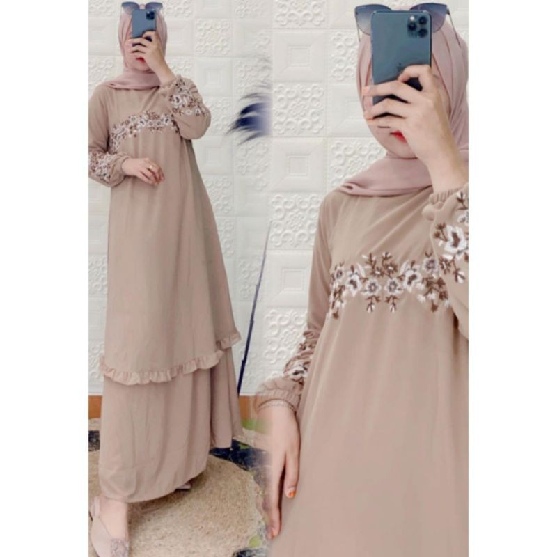 Gamis melayu bordir murah
