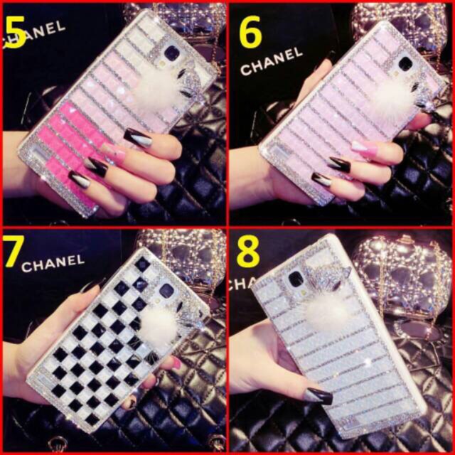 ( BISA COD ) BLING CASE FULL STUDED + ACC Casing oppo F11  [ Geser Utk Motif Lainnya ]