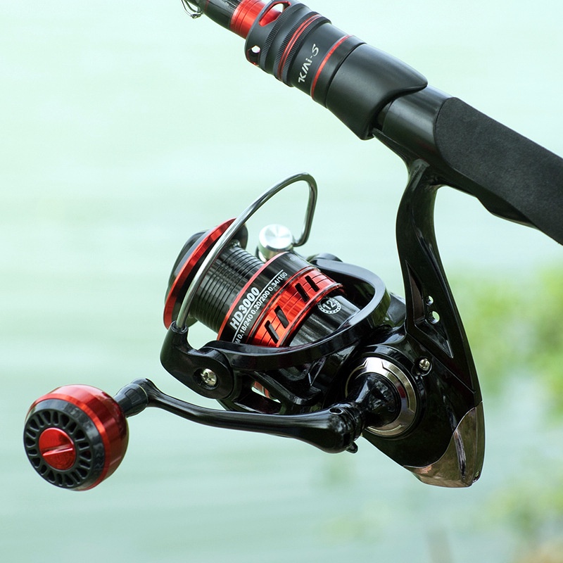 Spinning Fishing Reel  Max Drag 15kg EVA CNC Handle 1000 - 3000 Reel Pancing Metal Drag Besar Reel Pancing Metal Berkualitas Joran Pancing Fishing Wheel Fishing Gear Fishing line Senar Pancing Fishing Wheel Fishing Gear  Gulungan Kabel