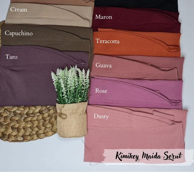 EXCLUSIVEJilbab Bergo Daily Instan Maida Serut Original Kimikey|KD6