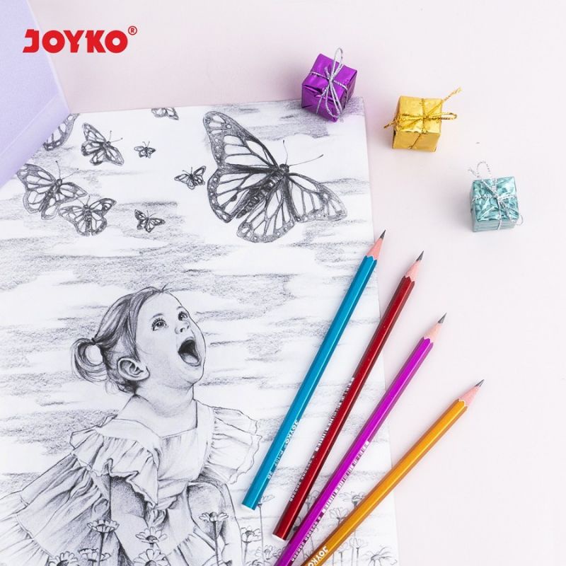 Pensil 2b Joyko Metalic P-107