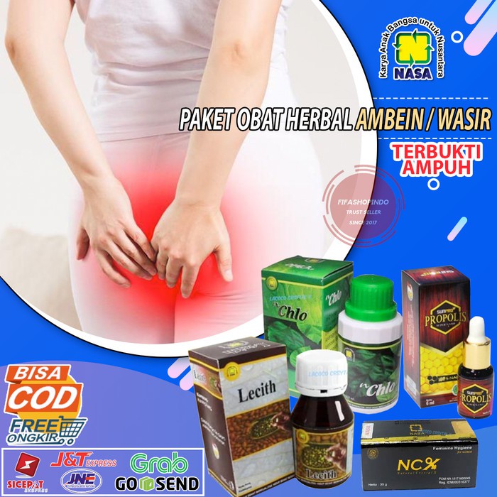 OBAT HERBAL AMBEIEN NASA PAKET OBAT AMBEYEN / WASIR PALING AMPUH BPOM