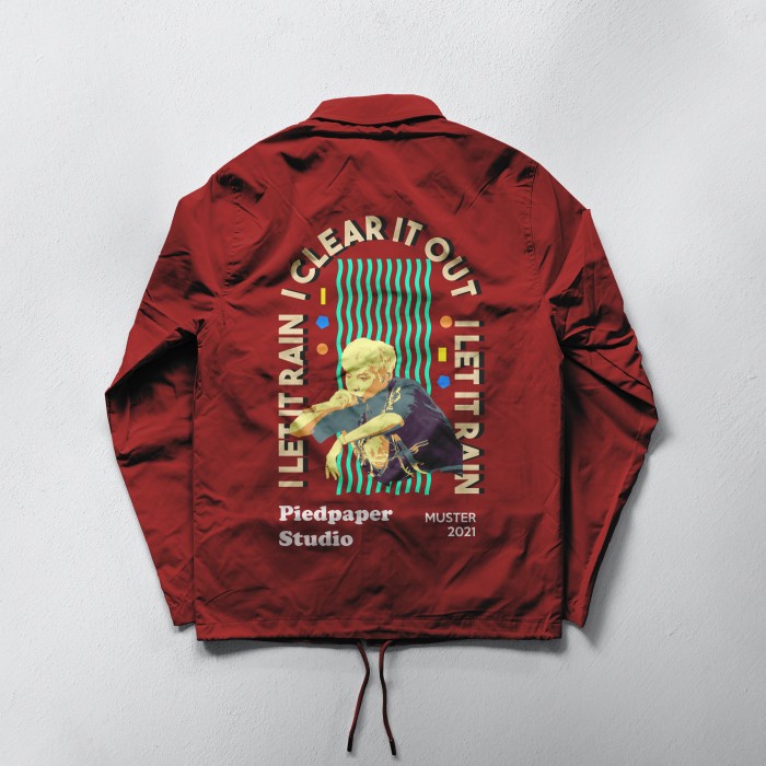 Bts Jhope Coach Jacket - L Barang Bagus