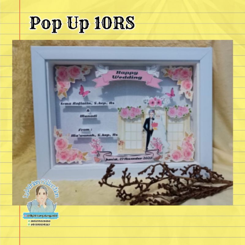 Pop Up Frame 3D (kado unik & keren)