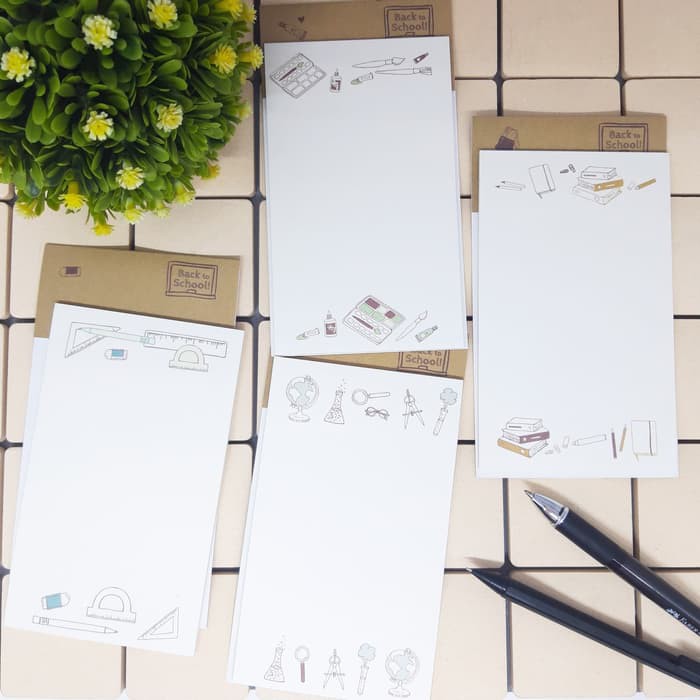 

Terlaris RUMAUMA 4 Set Sticky Note Stationery Memo Post It - Sicky Note Lucu Keren
