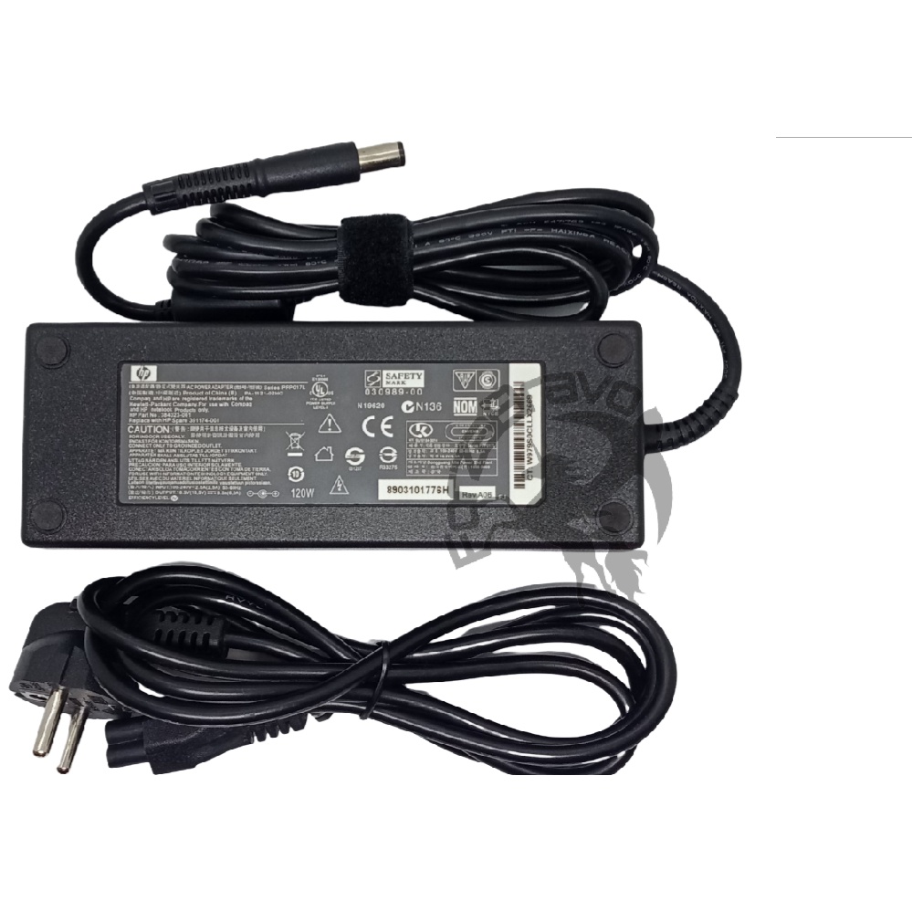 HP ADAPTER CHARGER LAPTOP FOR HP PAVILION 8530P 8530W NX6330 DV7 DV7-6000 DV8-1000  (18.5V 6.5A 7.4*