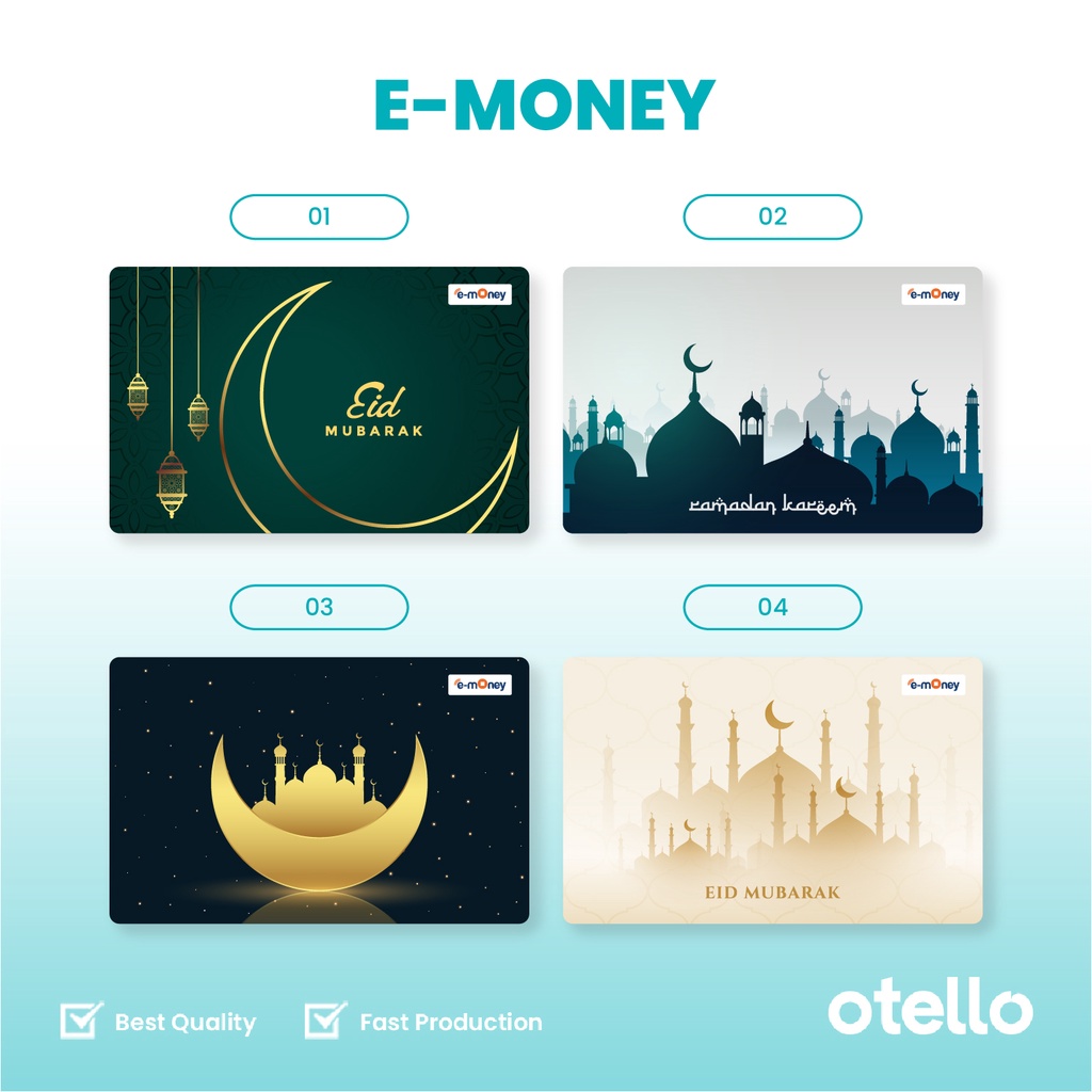 Otello Kartu eMoney Idul Fitri Ramadhan e-Money Eid Card eToll Mandiri Islami Muslim