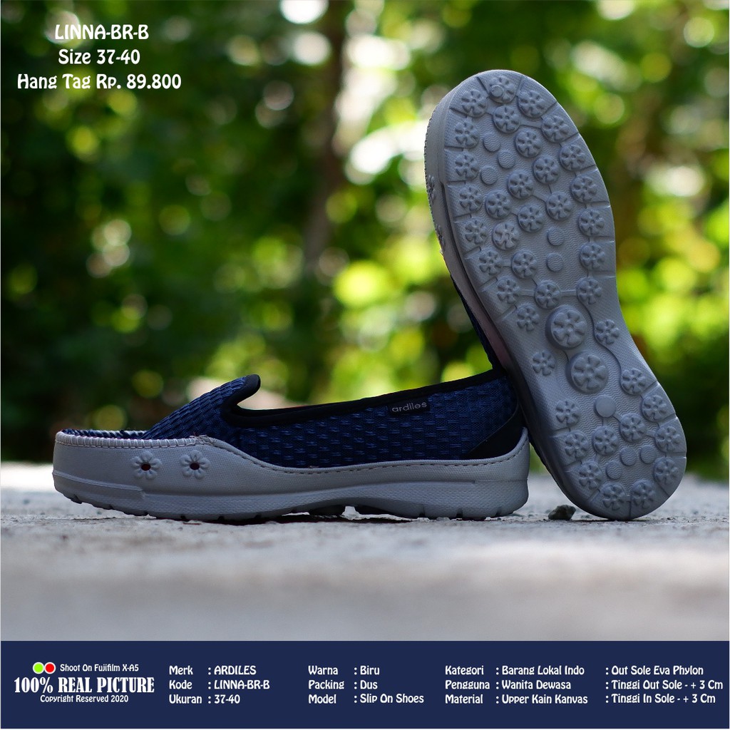 SEPATU SLIP ON WANITA DEWASA ARDILES LINNA 37-40